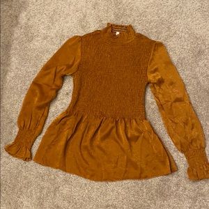 Long-sleeve dressy top